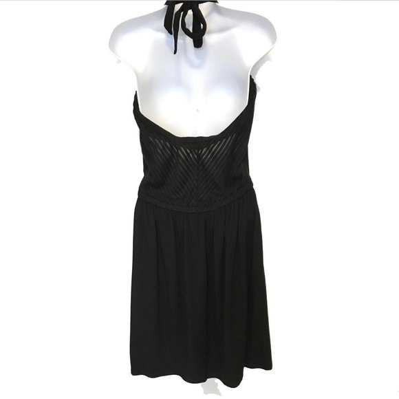 NWT Robin Piccone Pleat Yolanda Cover-Up‎ Dress in Black [SIZE Medium ] - Picture 4 of 6